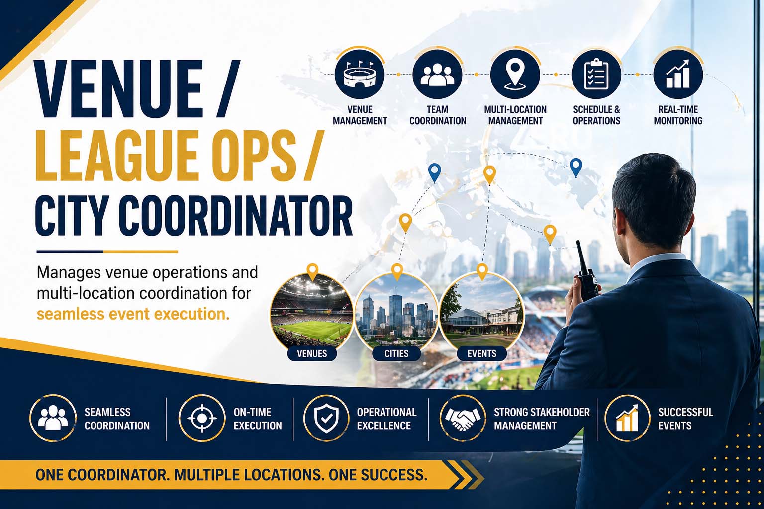 Venue League Ops City Coordinator